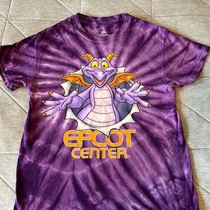 EPCOT Figment Purple Tie Dye T-Shirt